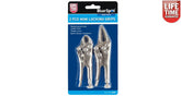 Bluespot Small & Long Nose Self Locking Grips Mole Gripping Adjustable Pliers